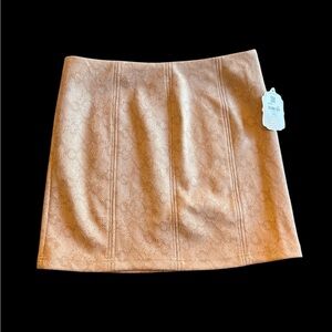 Snake Print Mini Skirt - Size Large